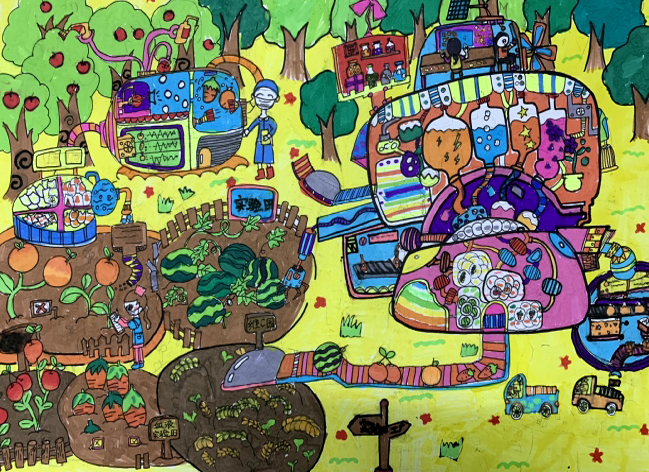 《蔬果药用试验田》,海口景山学校,李忆楠 《蔬果药用试验田》,海口景山学校,李忆楠