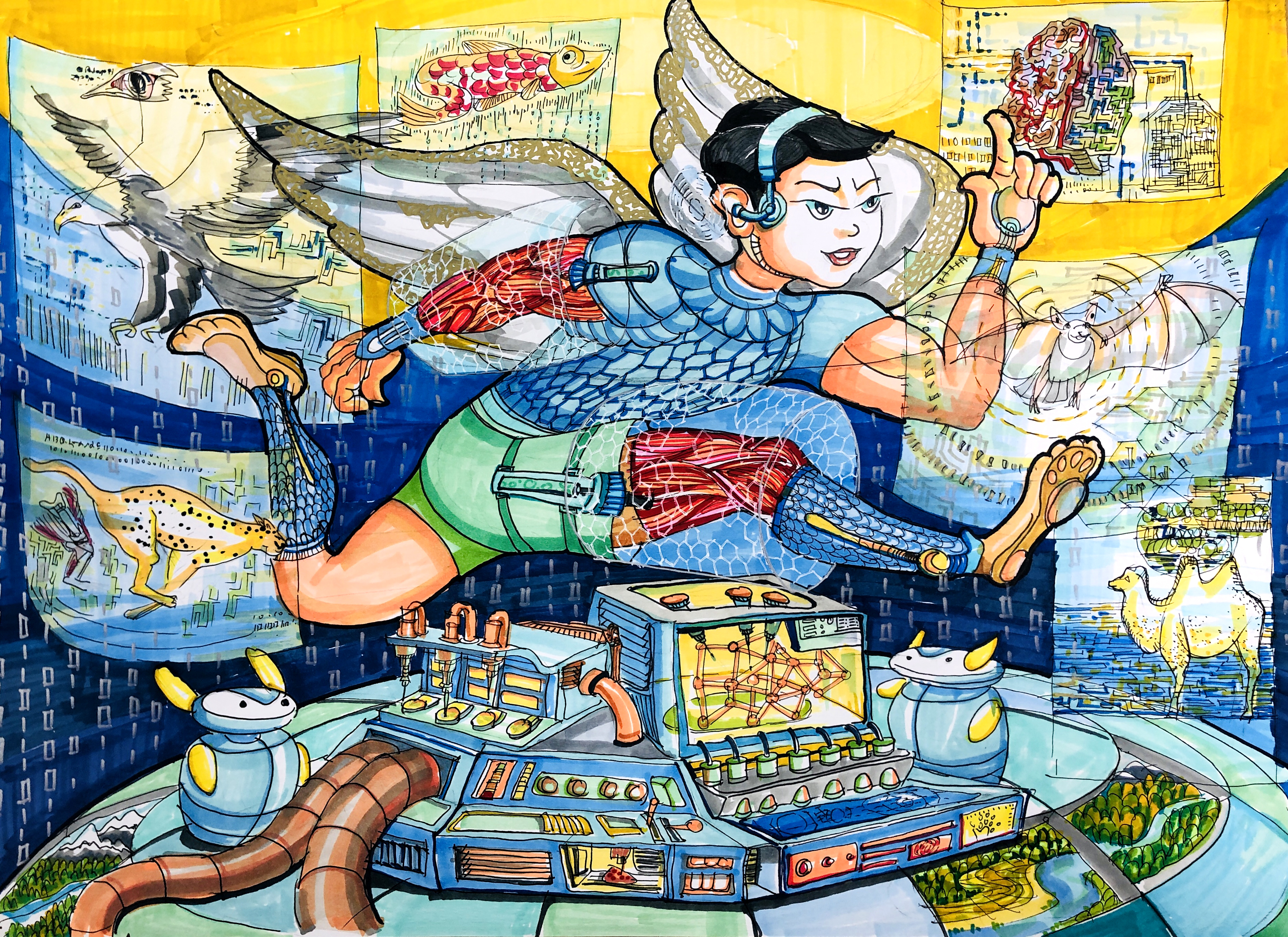 完美人类,绘画作品 完美人类,绘画作品