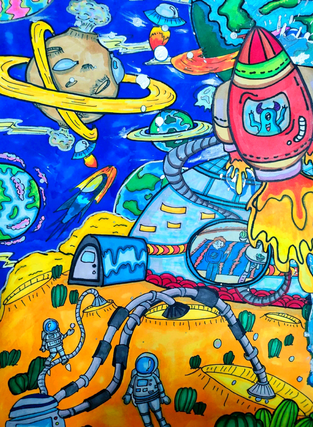 《宇宙开采机》河北省保定泽龙小学,温雨宸 《宇宙开采机》河北省保定泽龙小学,温雨宸