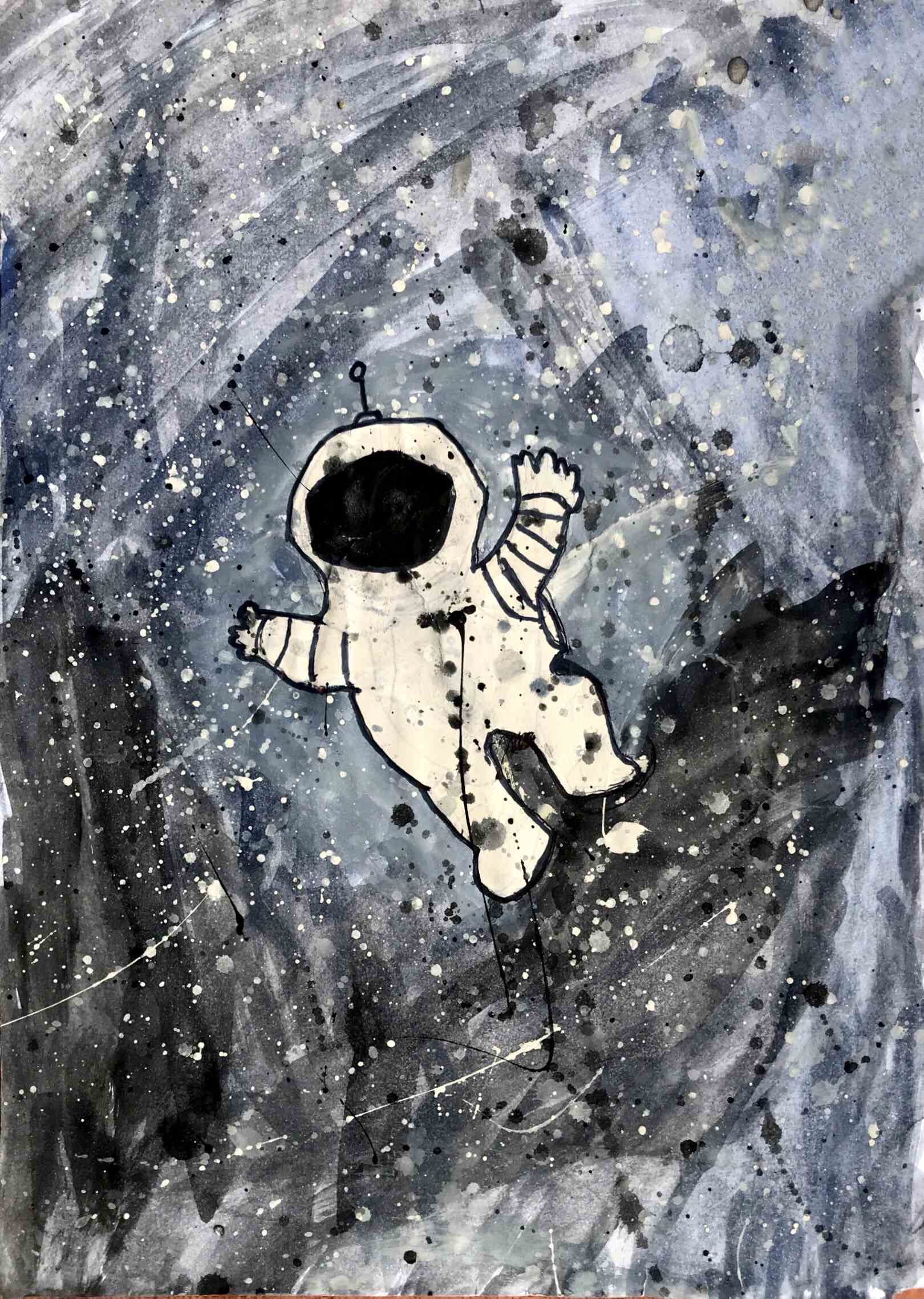 航天日绘画作品《我在星系里》,老挝屏帕占·赛西欣(施婉琳) 航天日绘画作品《我在星系里》,老挝屏帕占·赛西欣(施婉琳)